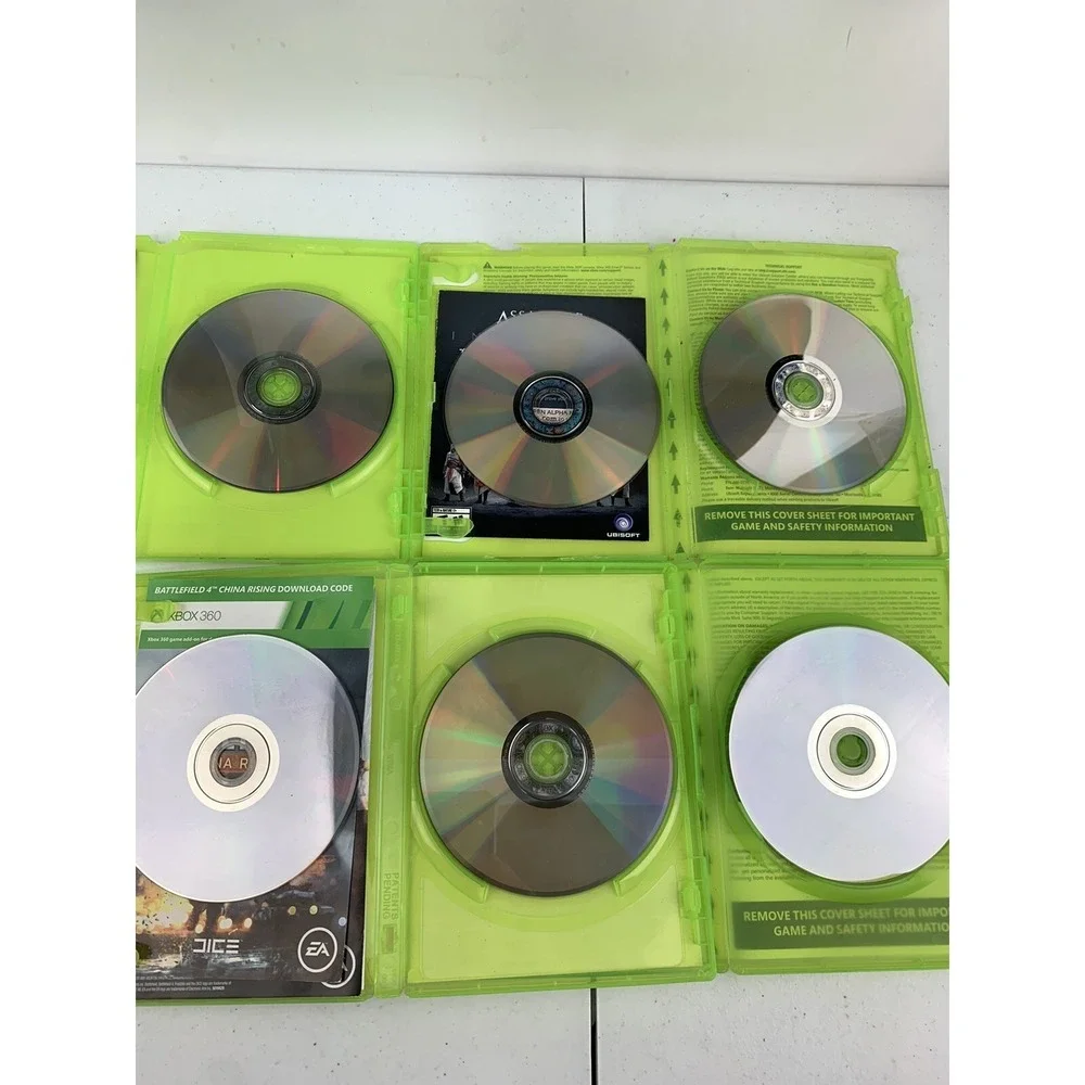 4 XBOX 360 Assorted FPS And Fighting‎ Games Dead Island Battlefield 4 ETC